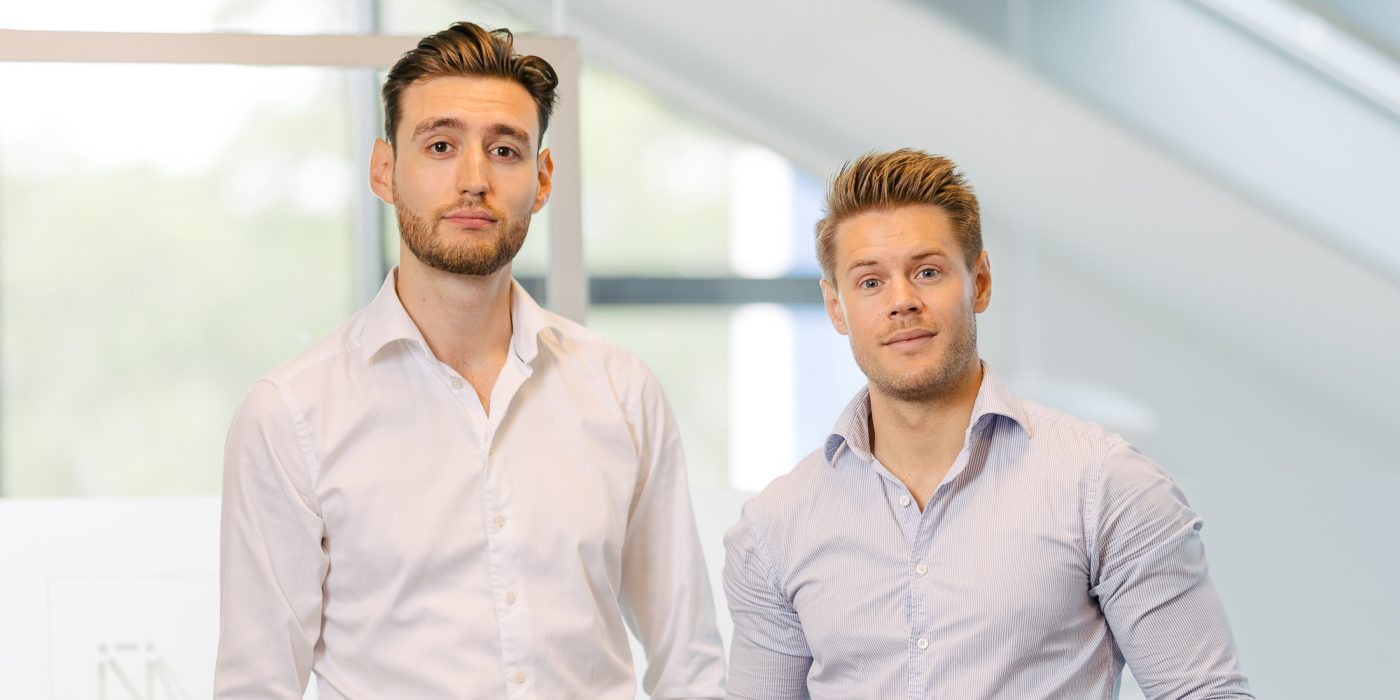 Andreas Sandgren och Jonathan Rodriguez McDonagh, gundare av Market solutions